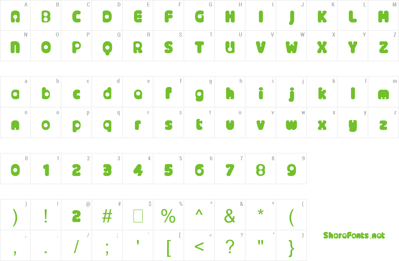 Font Alternative Nineties preview