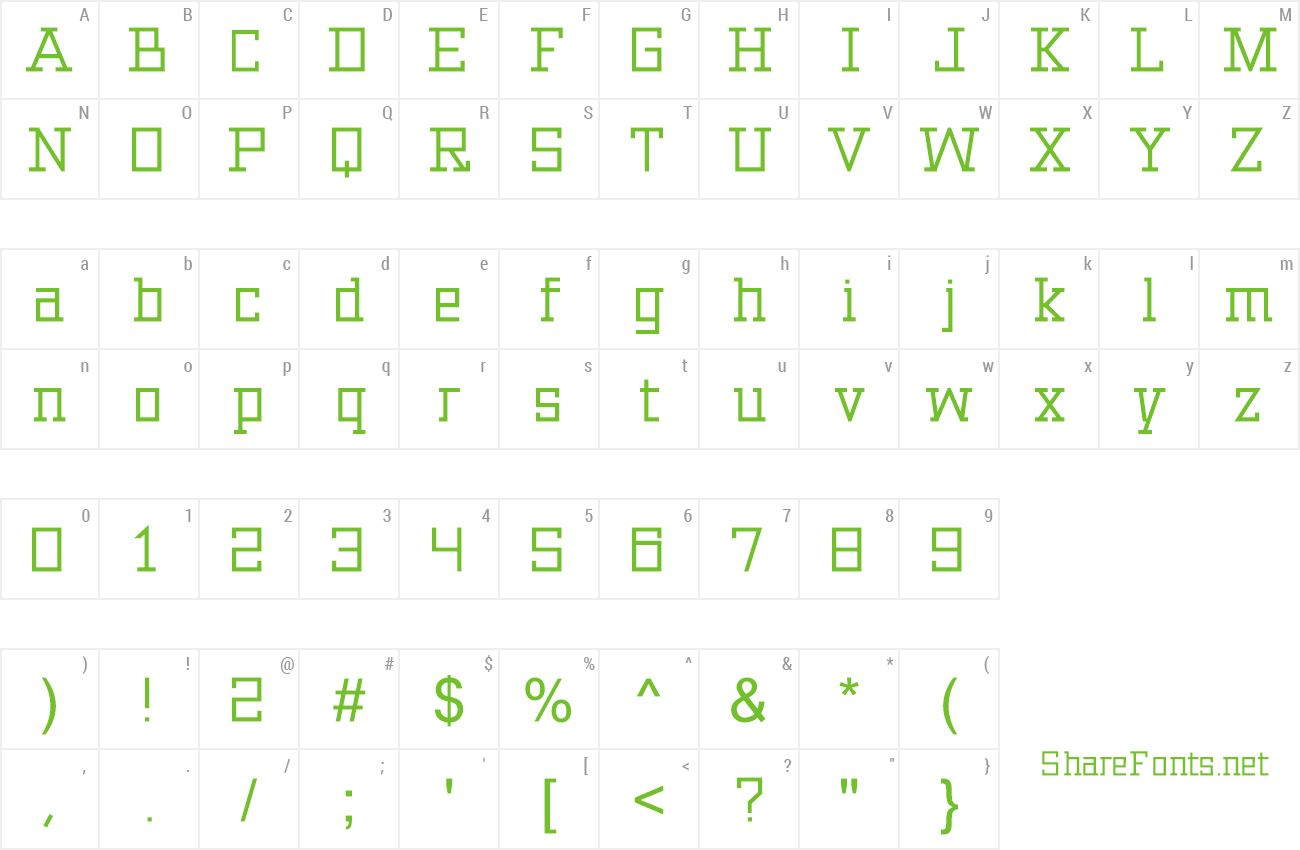 Font Archibald preview