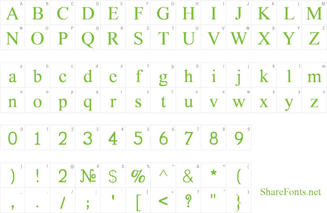 Font BPG Chveulebrivi 2002 preview
