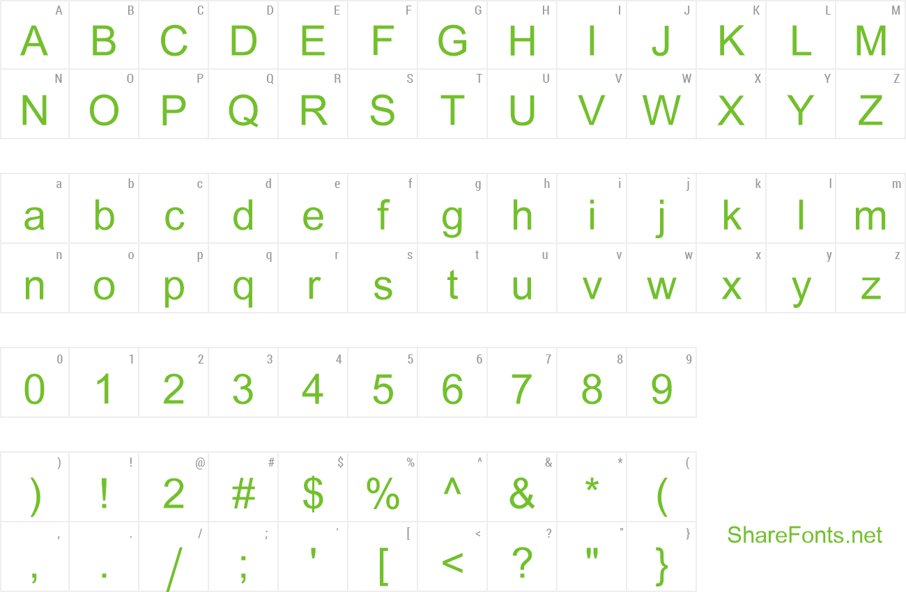 Font BPG Glaho V5 preview