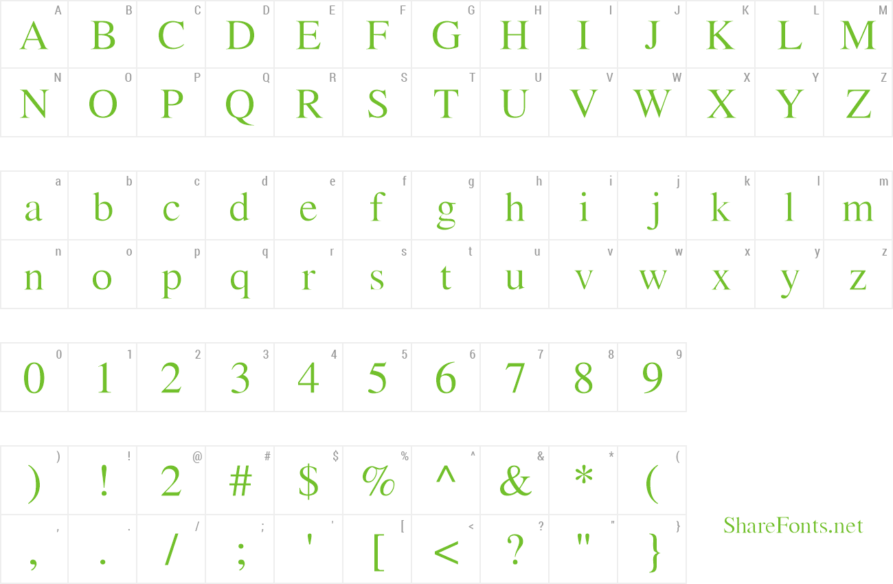 Font BPG Literaturuli U preview