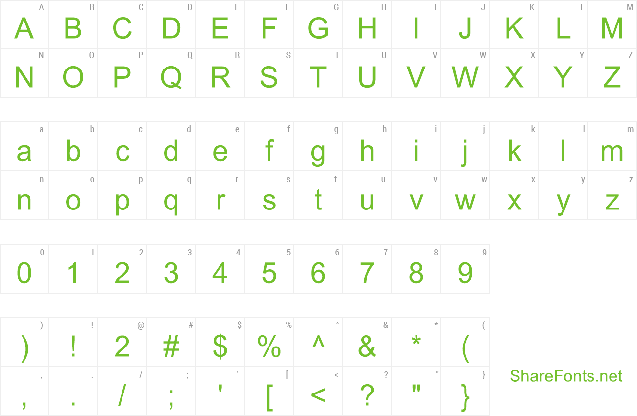 Font BPG Rioni preview