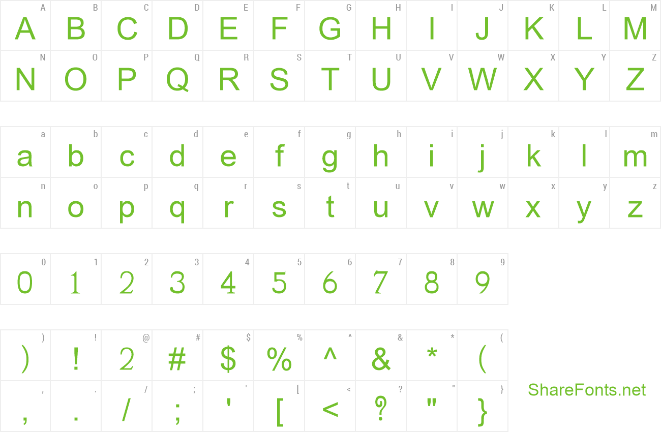 Font BPG Venuri U preview