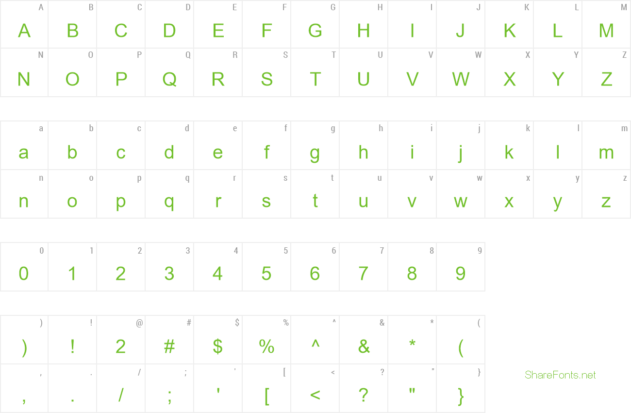 browallia font