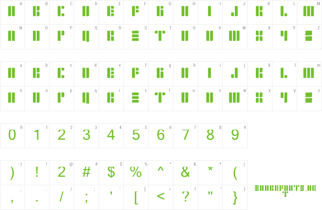 Font Copper Four preview