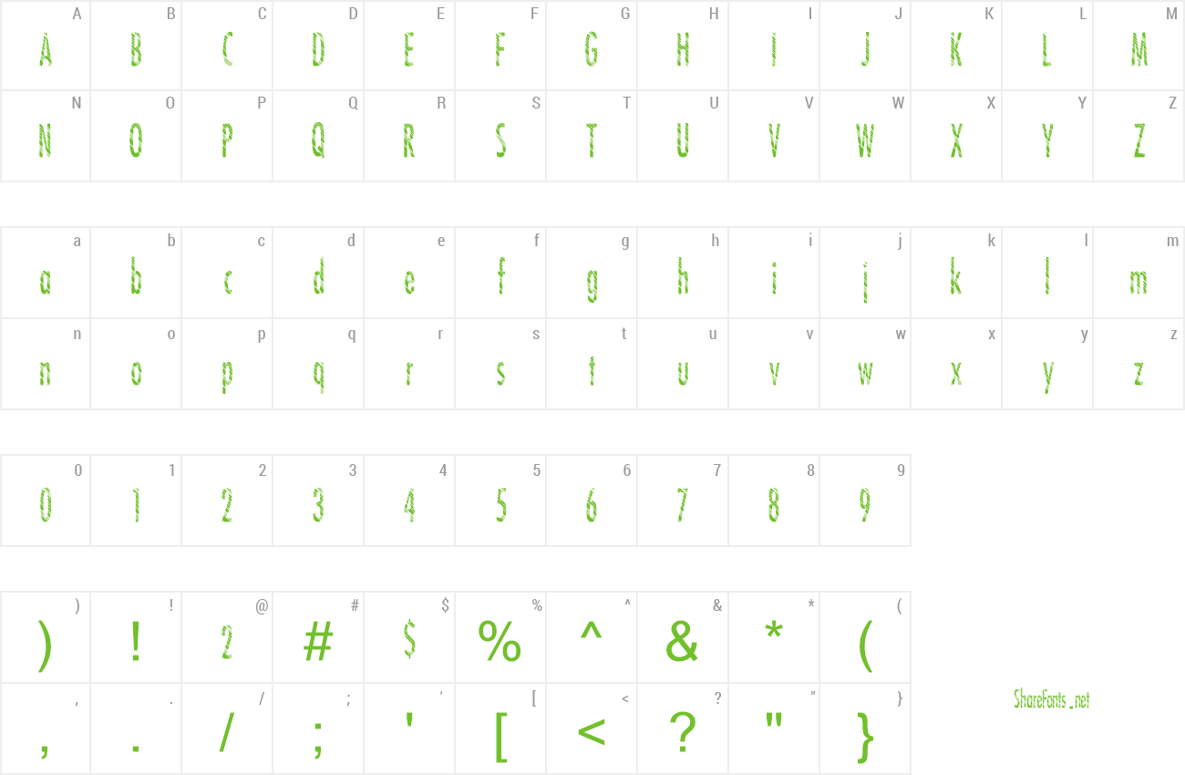 Font Disco Trap preview