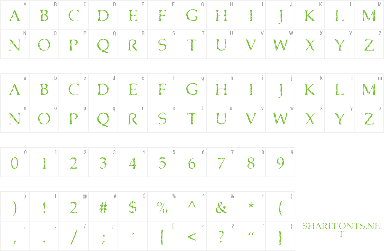 Font Cone Of Silence preview