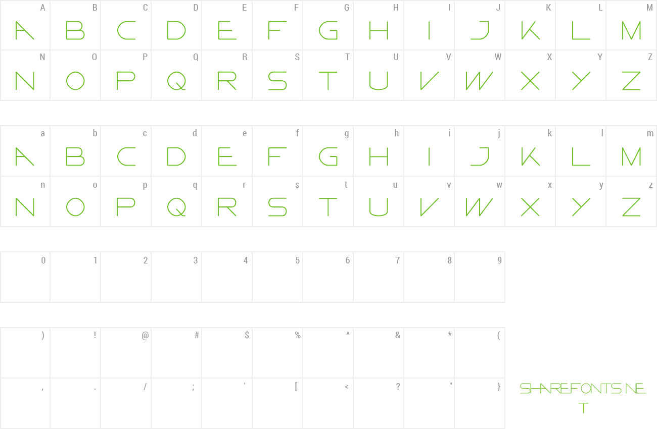 Font Mis-Shape Tessellate preview