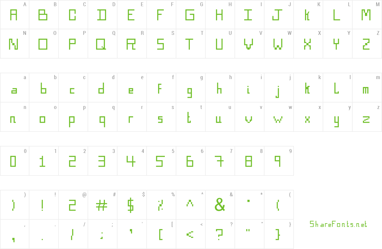 Font Geo Box Type #1 preview