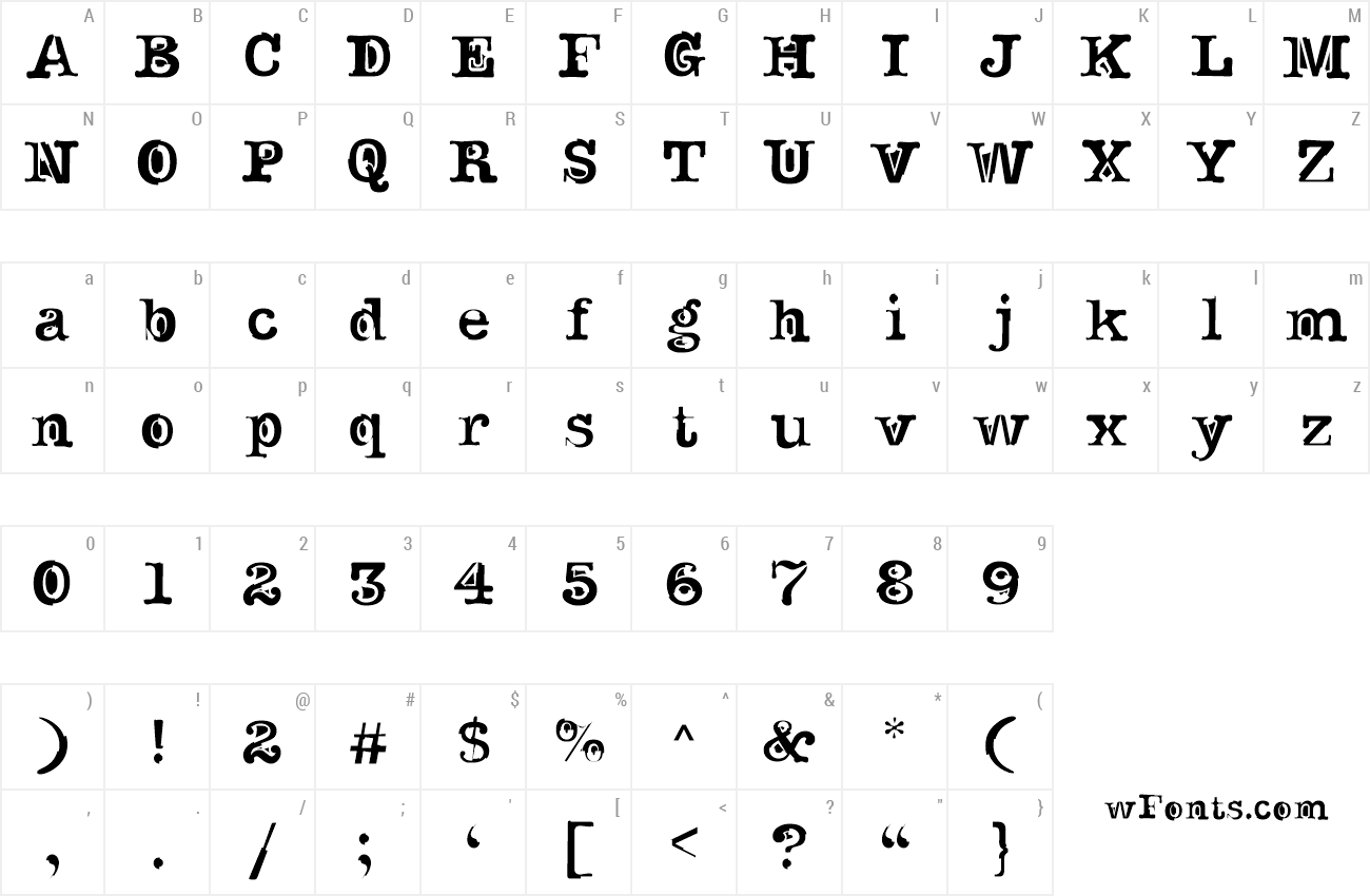 noir Font wfonts com download free