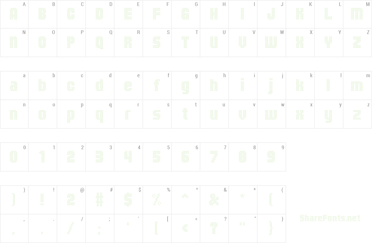 Font Astral Projection preview