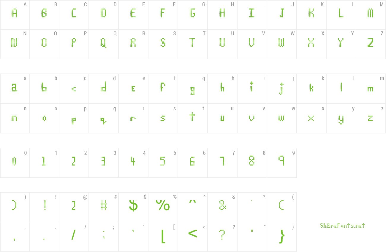 Font Blotchy preview