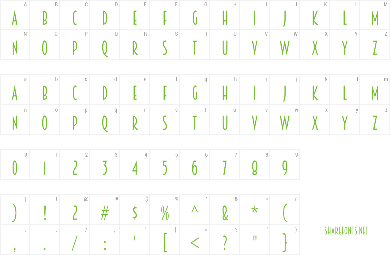 Font Bream Catcher preview