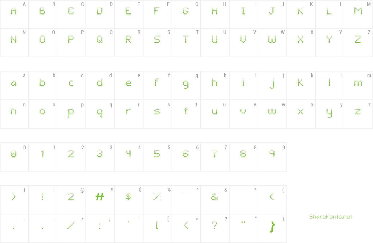 Font BubbleUp bold preview