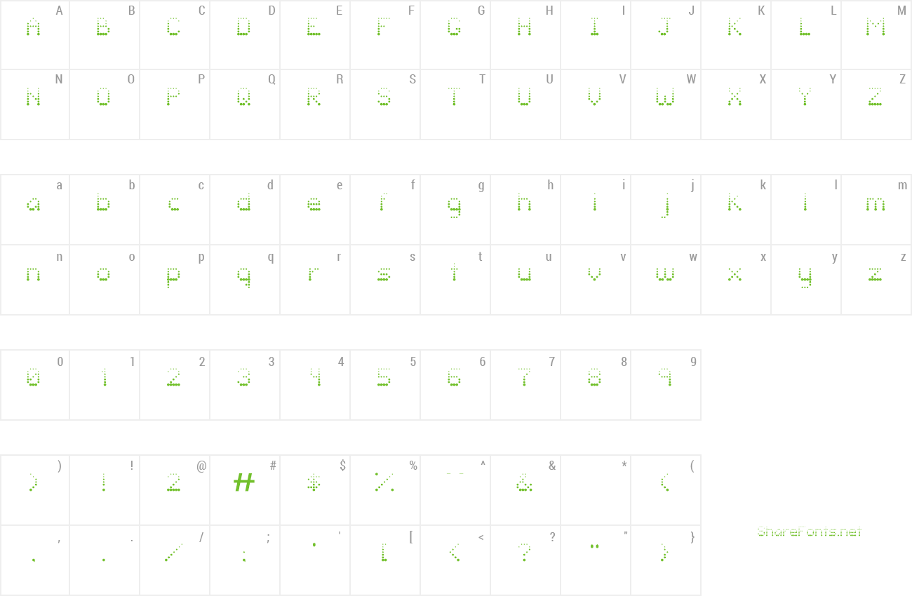 Font BubbleUp preview