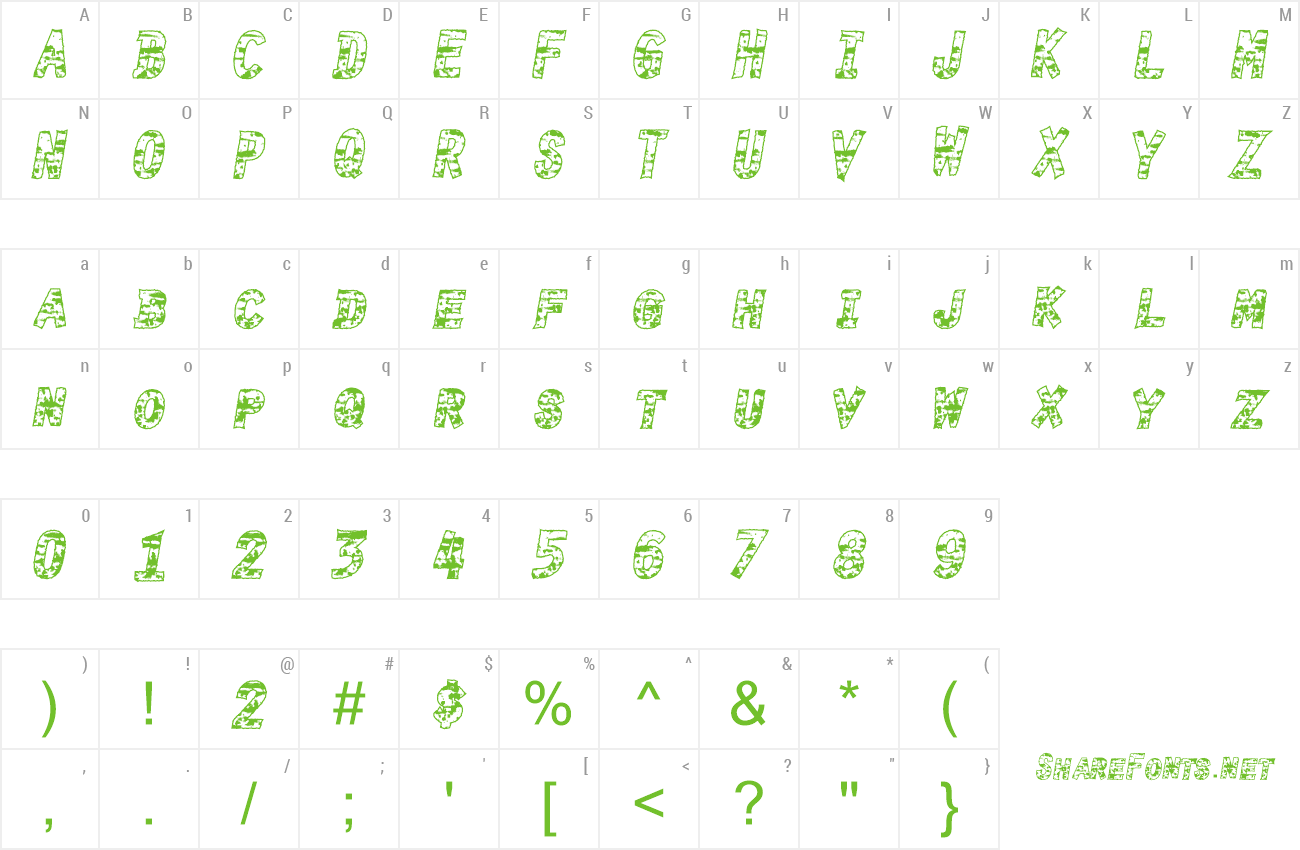 Font Burn Time preview