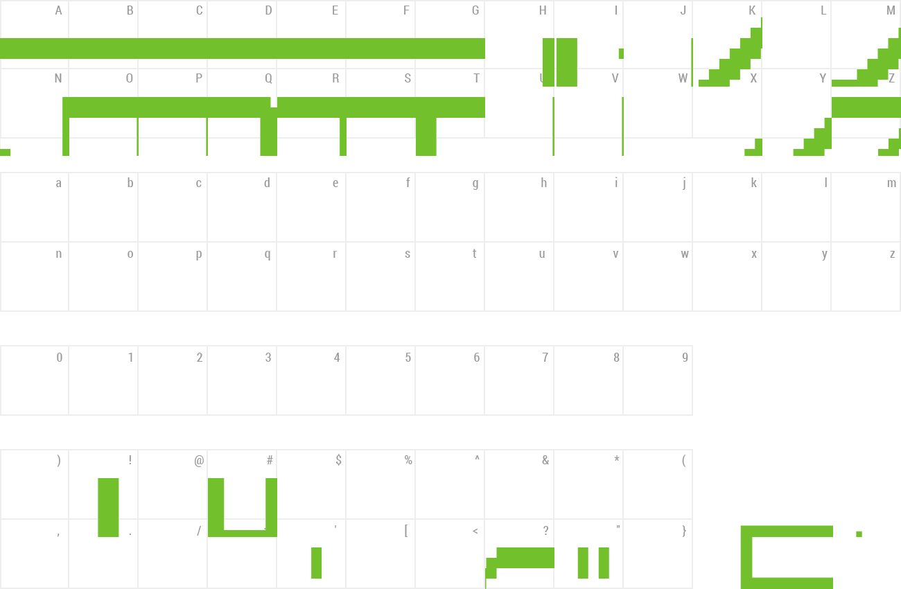 Font C-BLOCKS preview