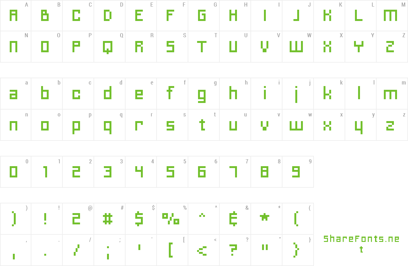 Font Charriot preview