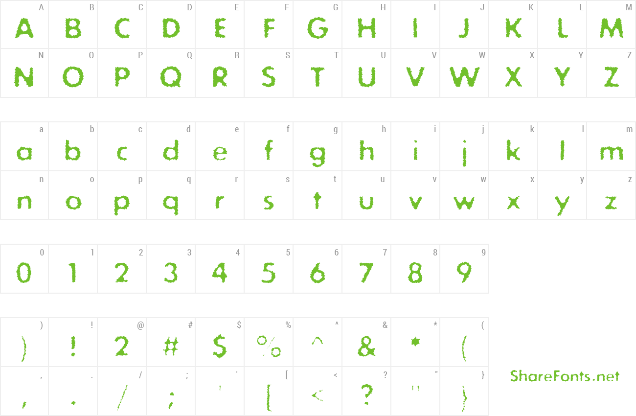 Font ExposureCOneRough preview