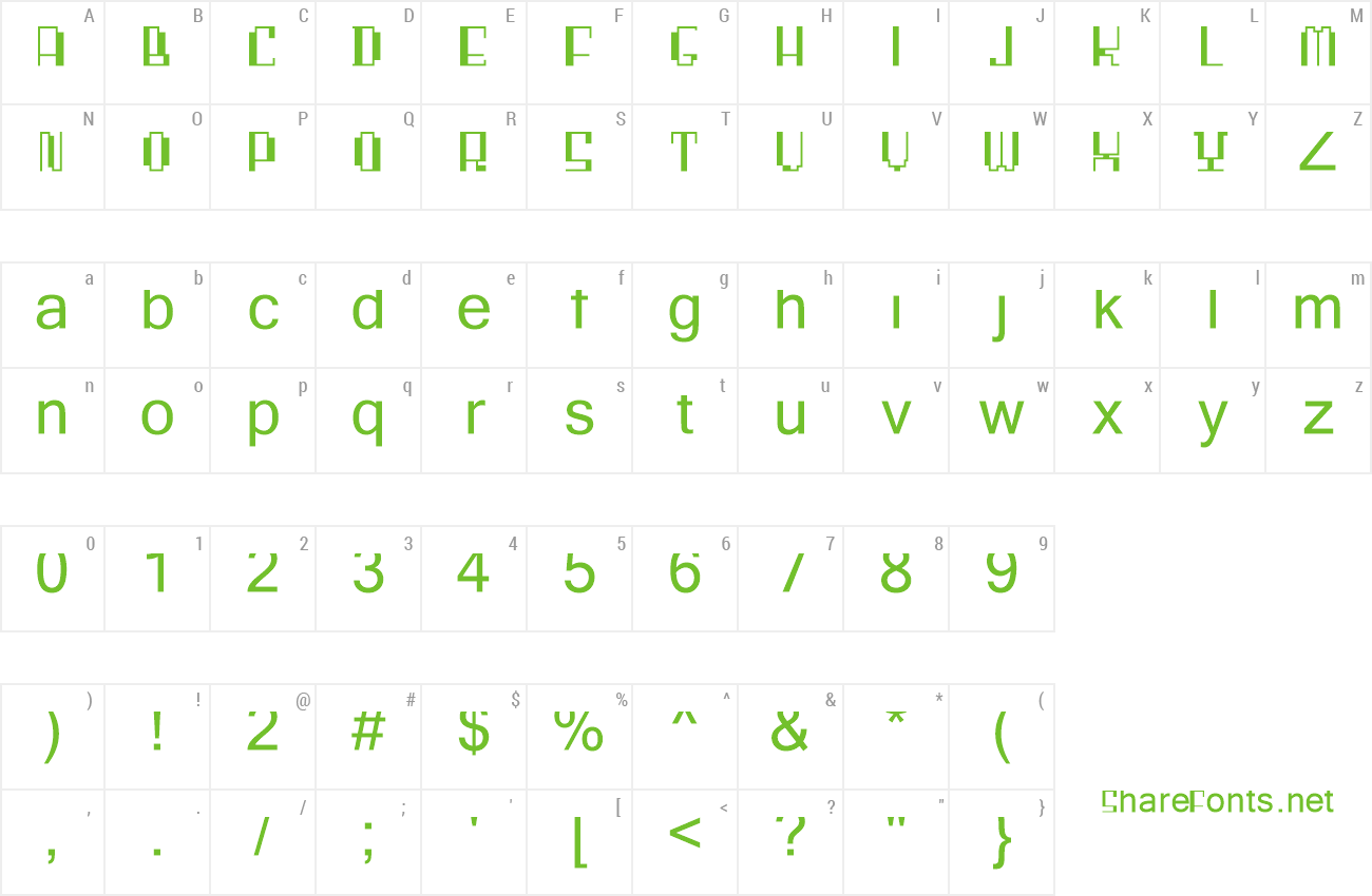 Font Hendrikus Wijdeveld preview