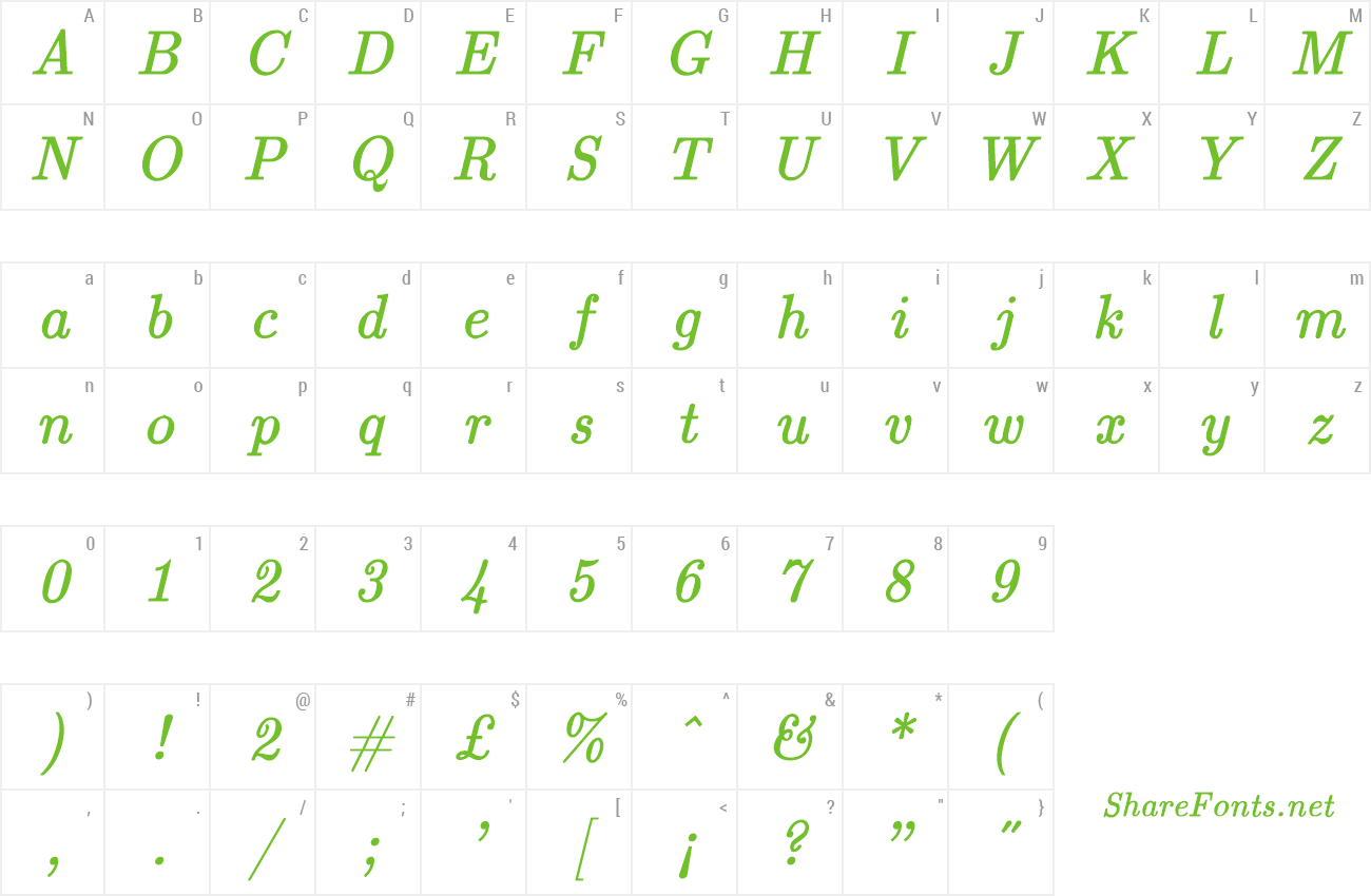 Font jsMath-cmti10 preview