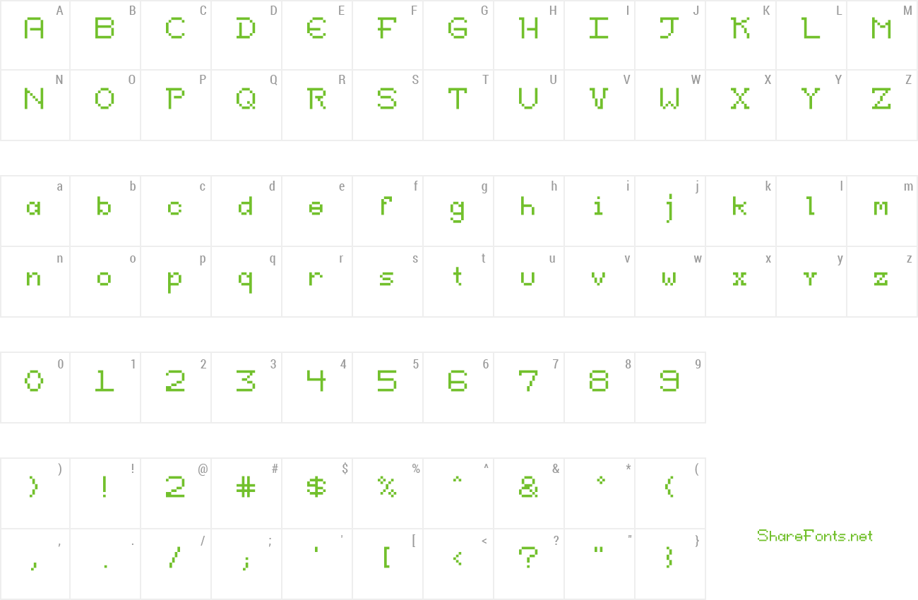 Font Kelunia Standard preview