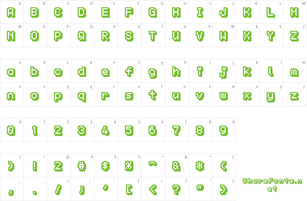 Font KS-PetitHeartOutline10_3 preview