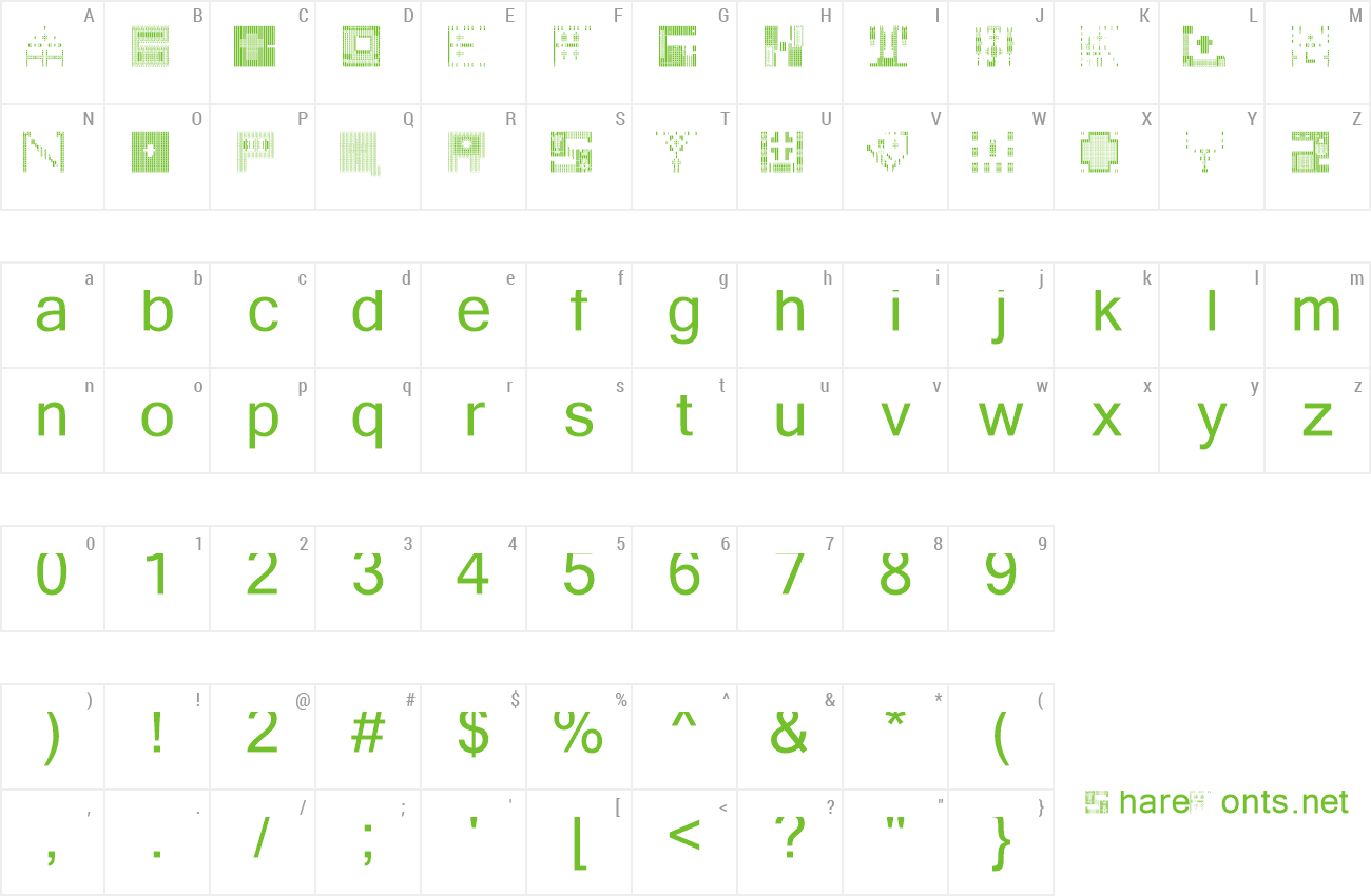 Font N.E. Electronic Church preview