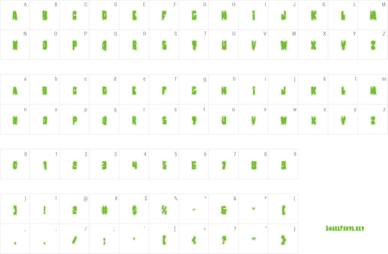 Font Nobody Home preview