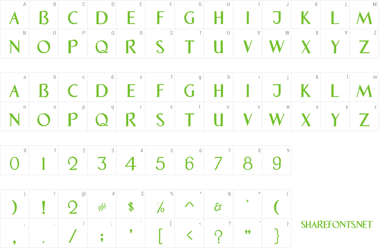 Font Passau Display preview