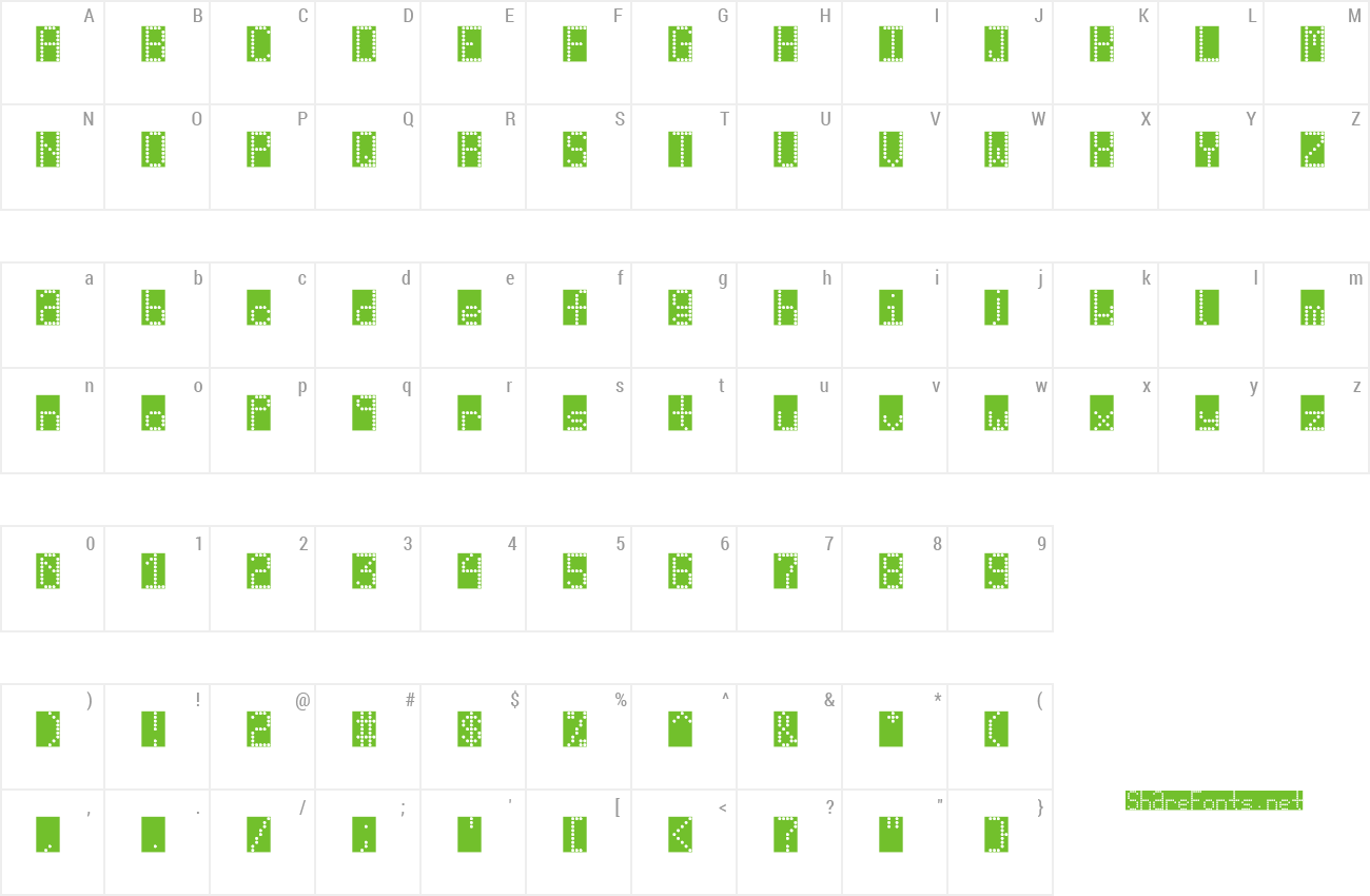 Font Scoreboard generic preview