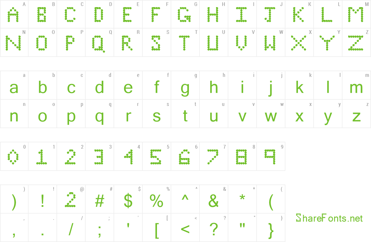 Font Shaleena preview