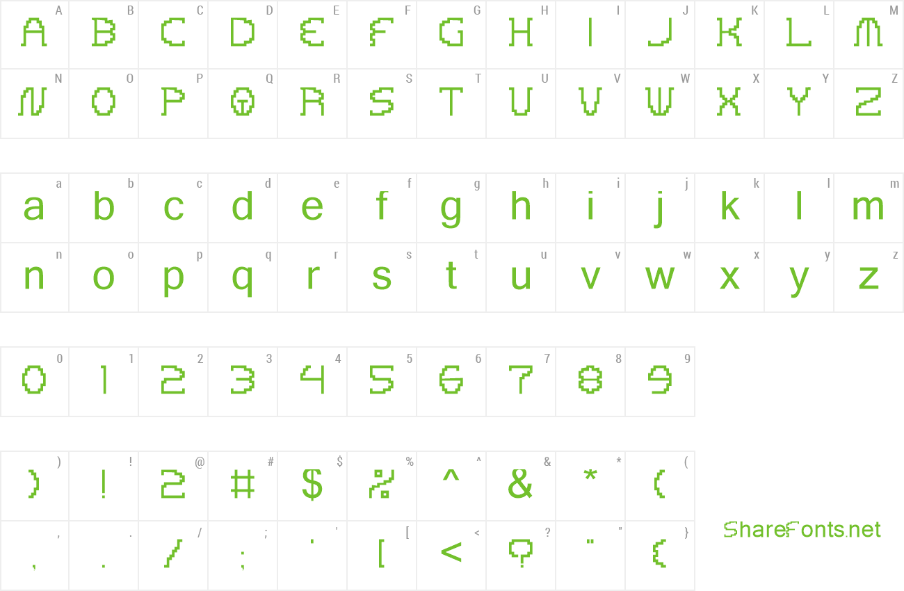 Font sn cityscape preview