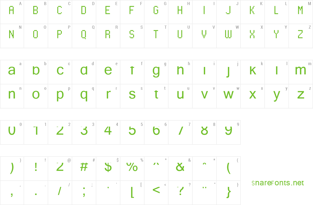 Font Standard 07_57 Large Smooth preview