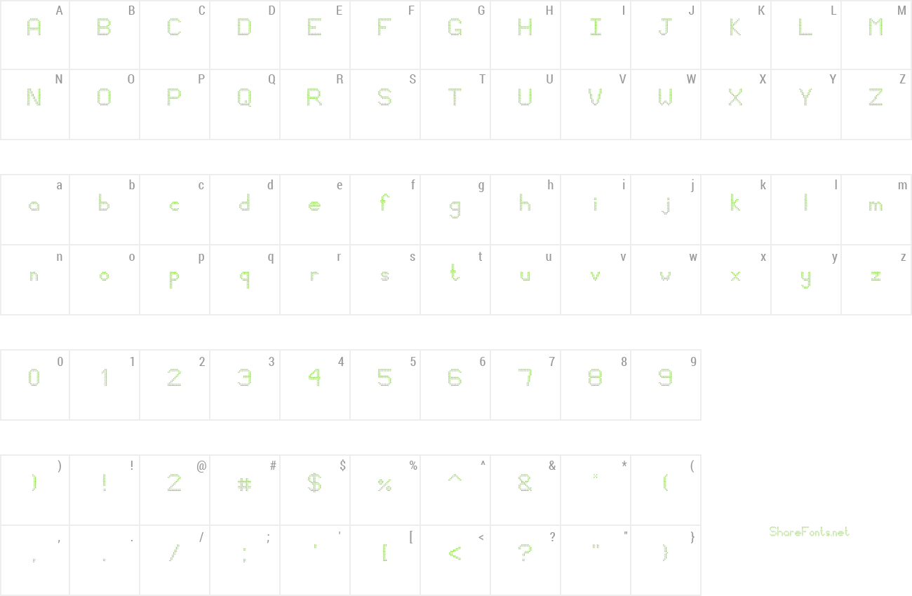 Font StarStruct preview