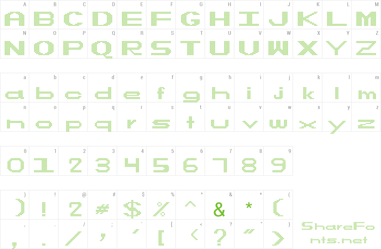 Font Startburst preview