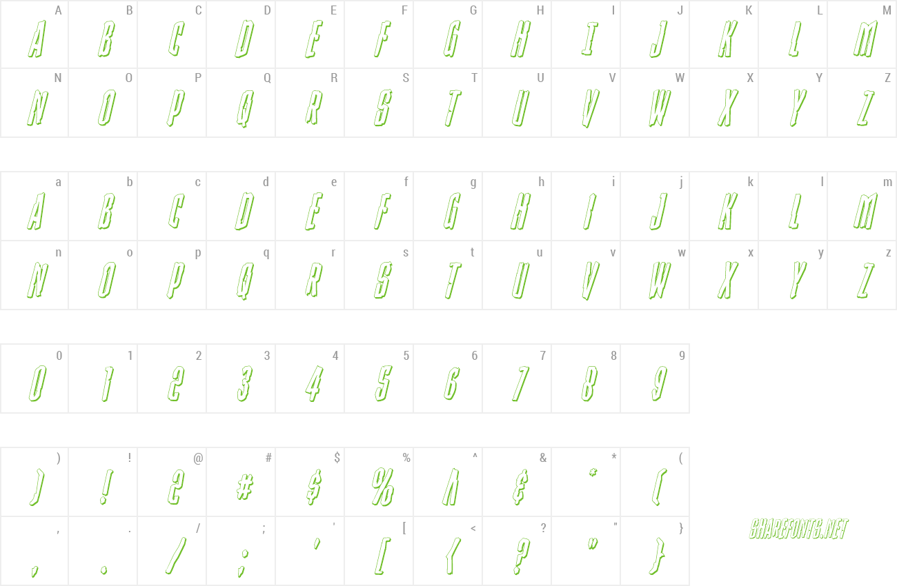 Font Stranger Danger preview