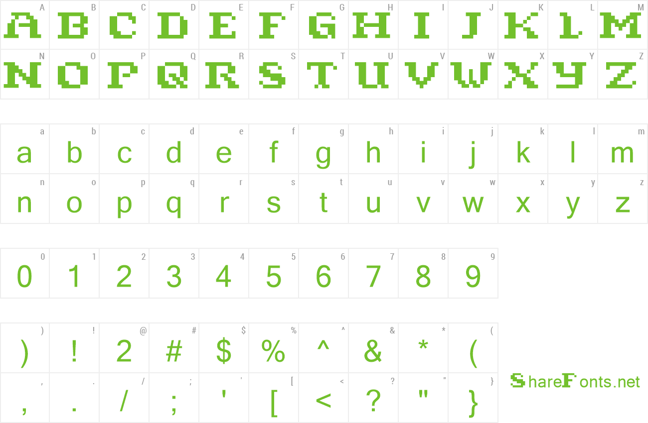 Font Struktogram preview