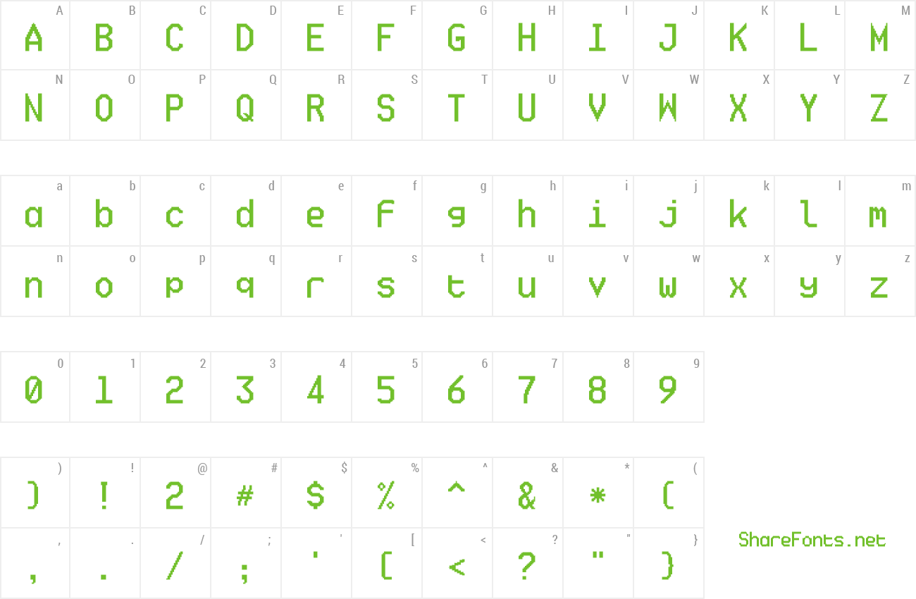 Font Ticketing preview
