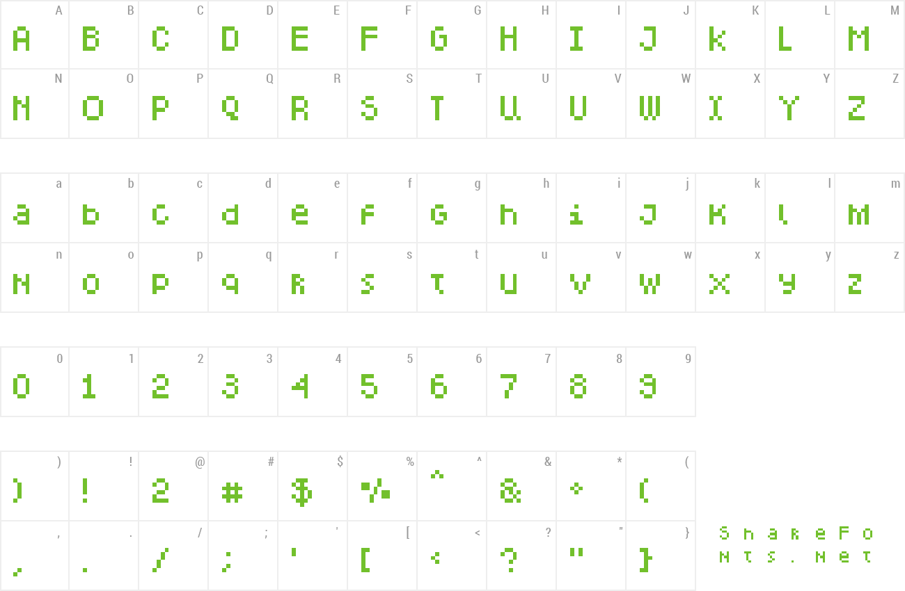 Font tridixie preview