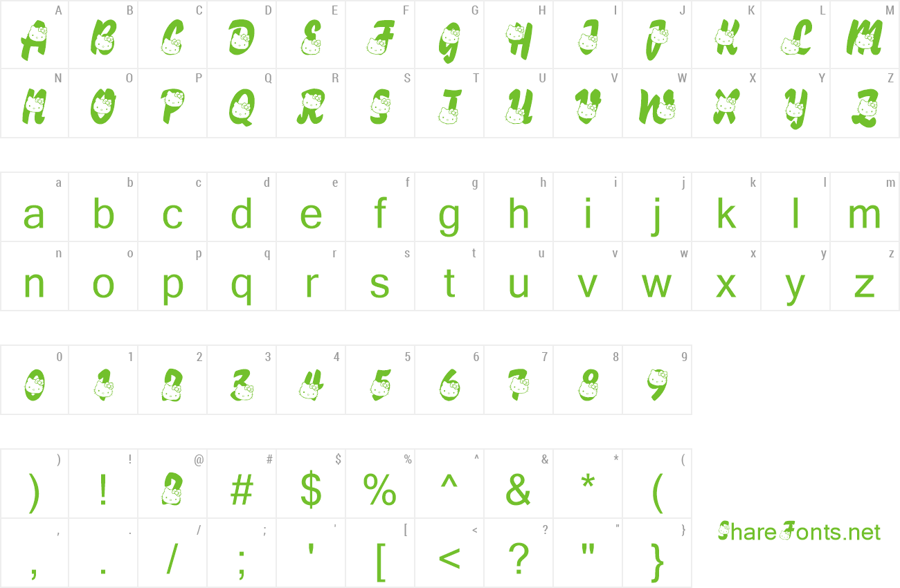 download free font lms hello kitty hello hello kitty free font