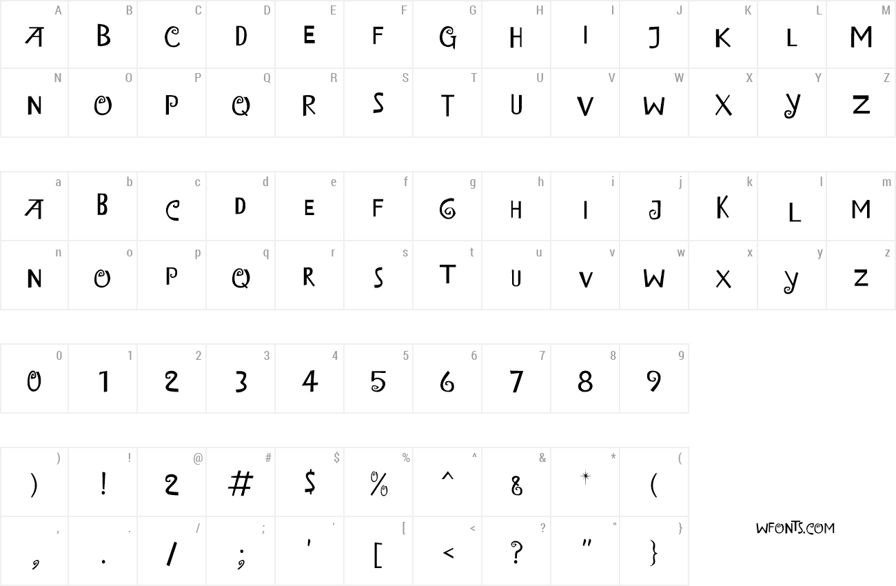 Download Free Font Island Of Misfit Toys