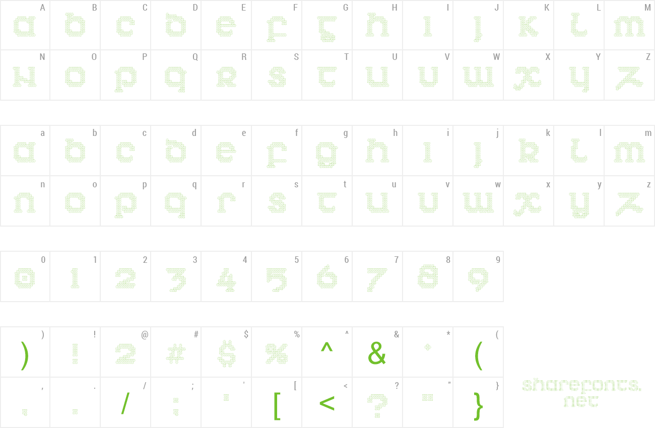 Font N.E. White Knots (Filtering Gift For LexKomin preview