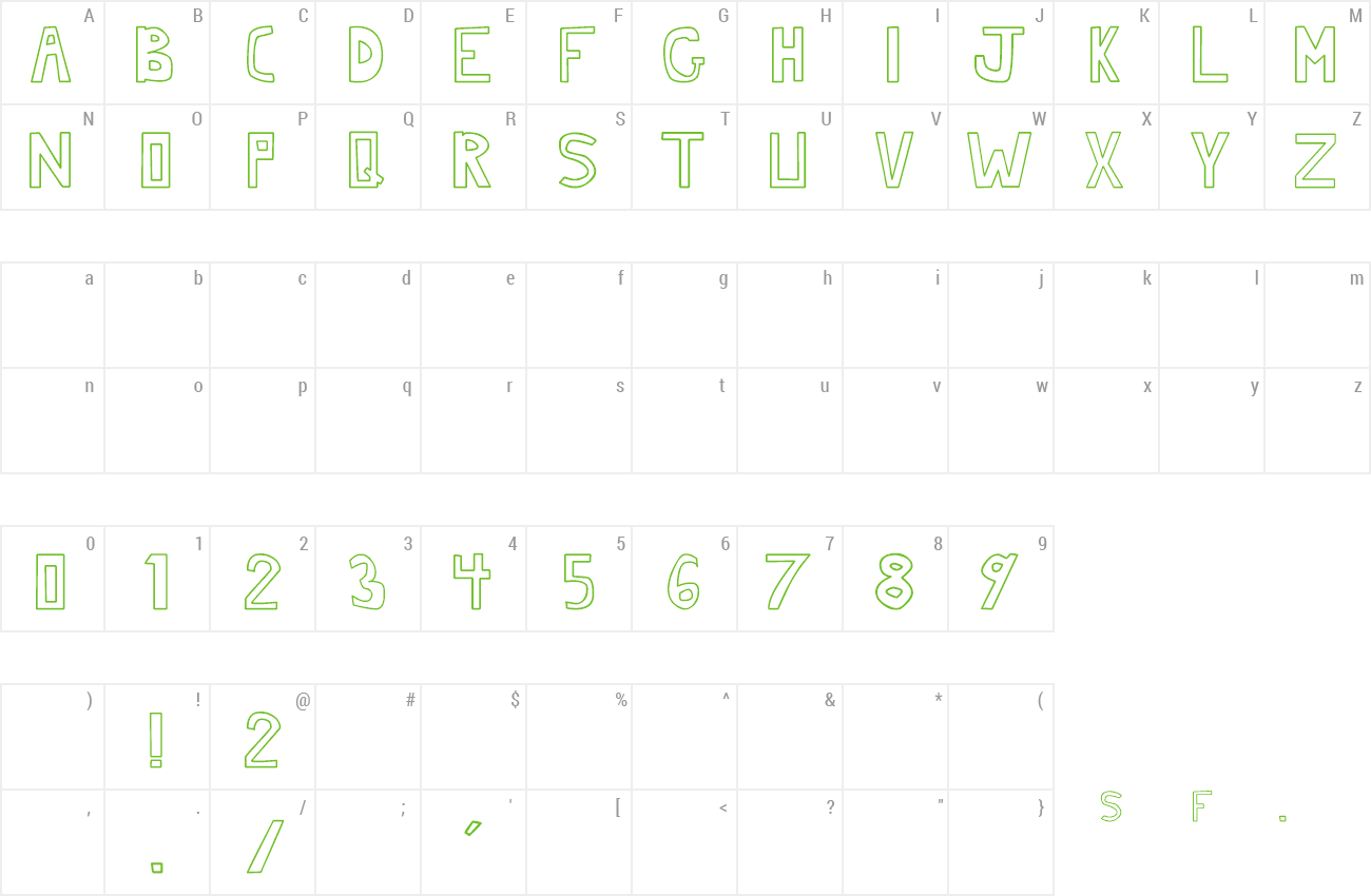 Font to be named preview