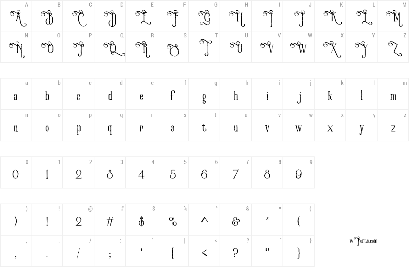 Download Free Font Victorian Parlor