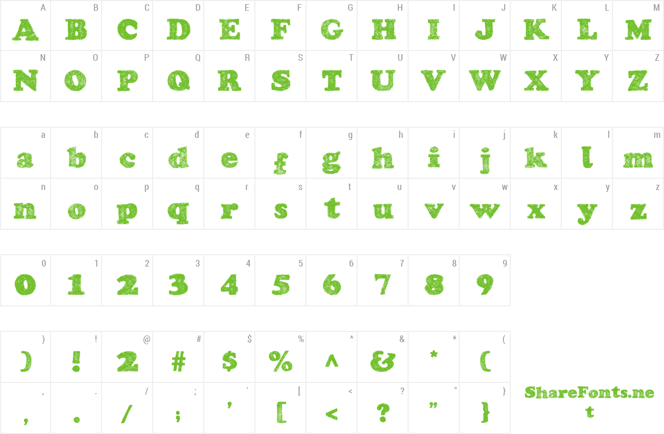 Font Elleface Typeface preview