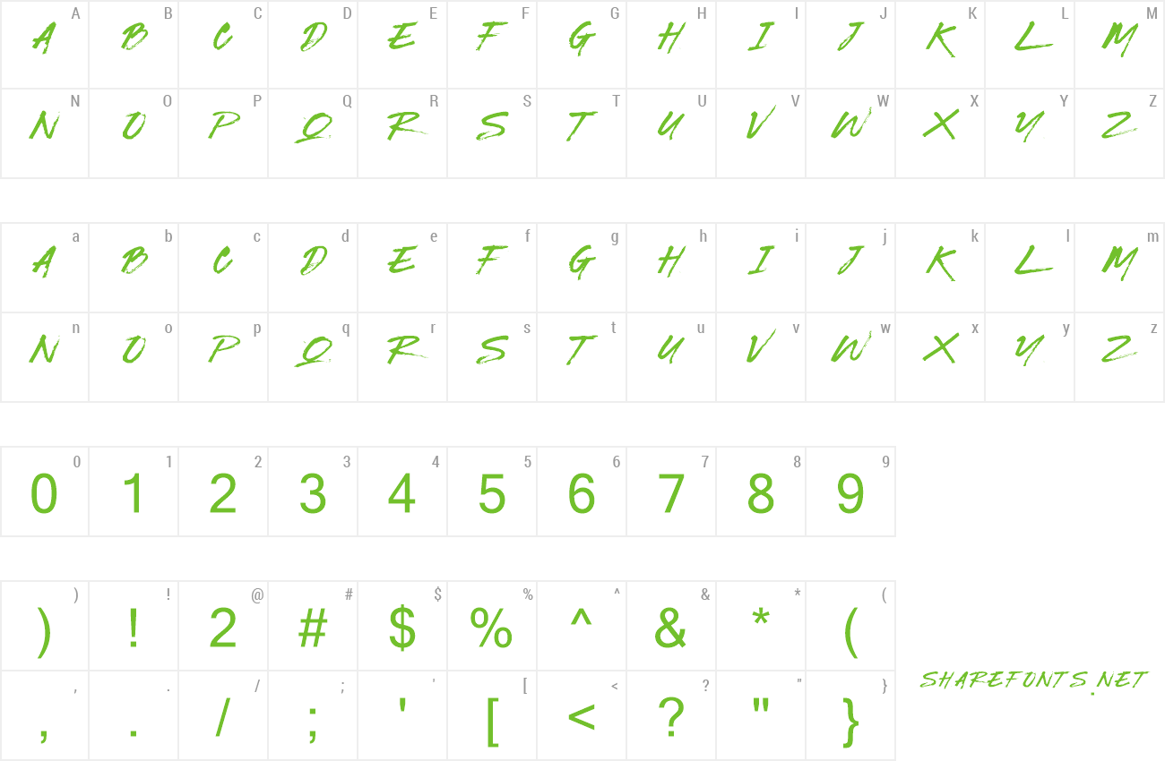 Font Brickness preview