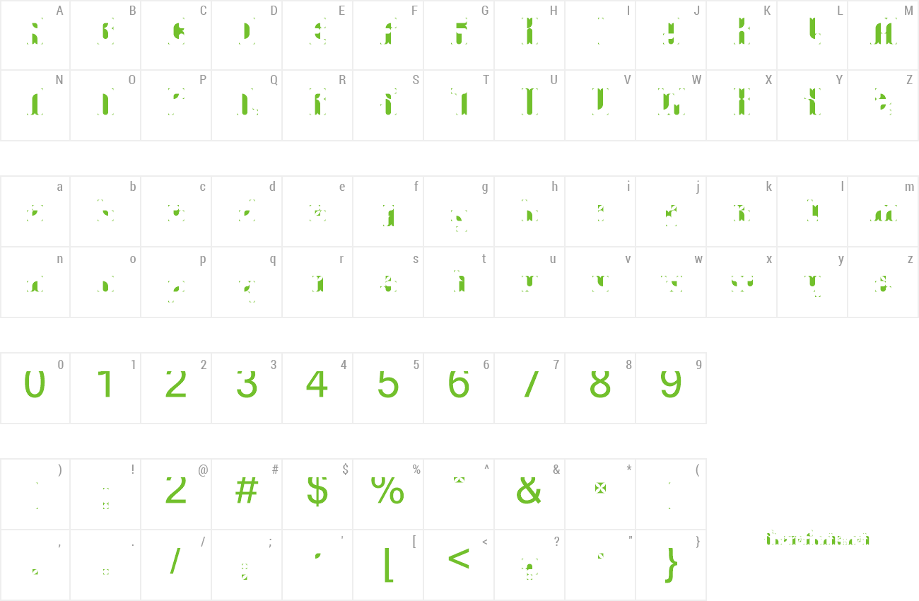 Font Chilton preview