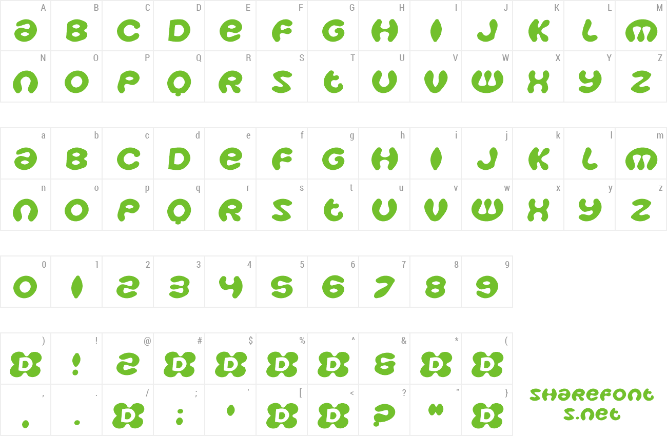 Font DaisyChain preview