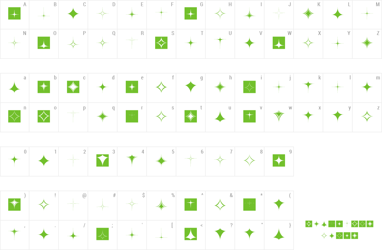 Font Daiyamondo preview